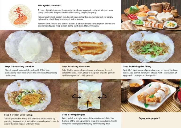 ANN CHIN POPIAH SINGAPORE MENU PRICES