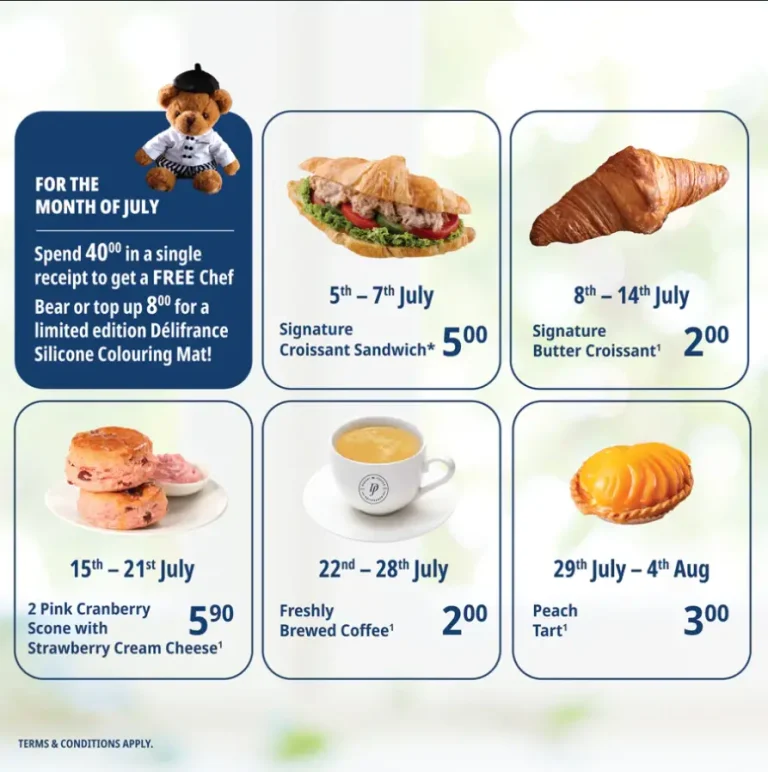 DELIFRANCE SINGAPORE MENU PRICES