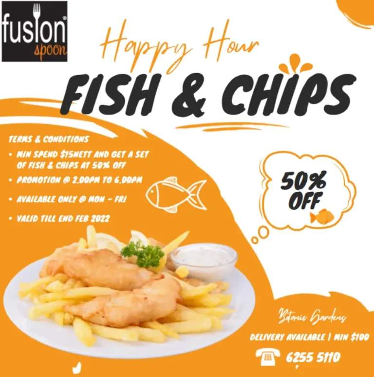 FUSION SPOON SINGAPORE MENU