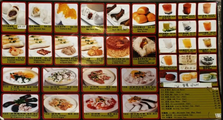 MONGKOK SINGAPORE MENU PRICES