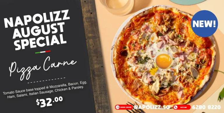 NAPOLIZZ PIZZA SINGAPORE MENU PRICES