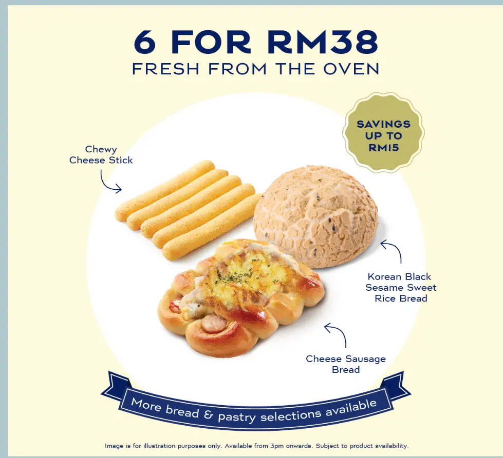 PARIS BAGUETTE SINGAPORE MENU