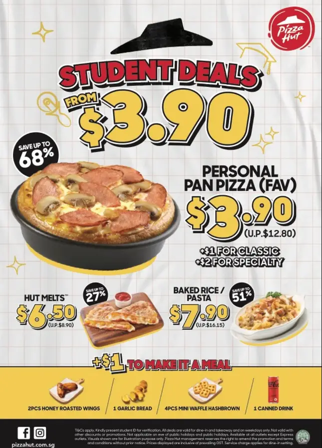 PIZZA HUT SINGAPORE MENU