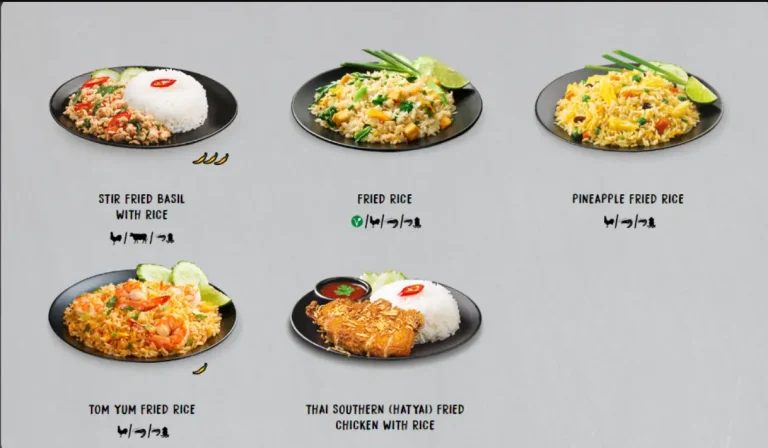 REAL THAI SINGAPORE MENU PRICES 2025