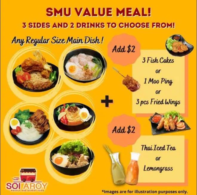 SOI AROY SINGAPORE MENU PRICES