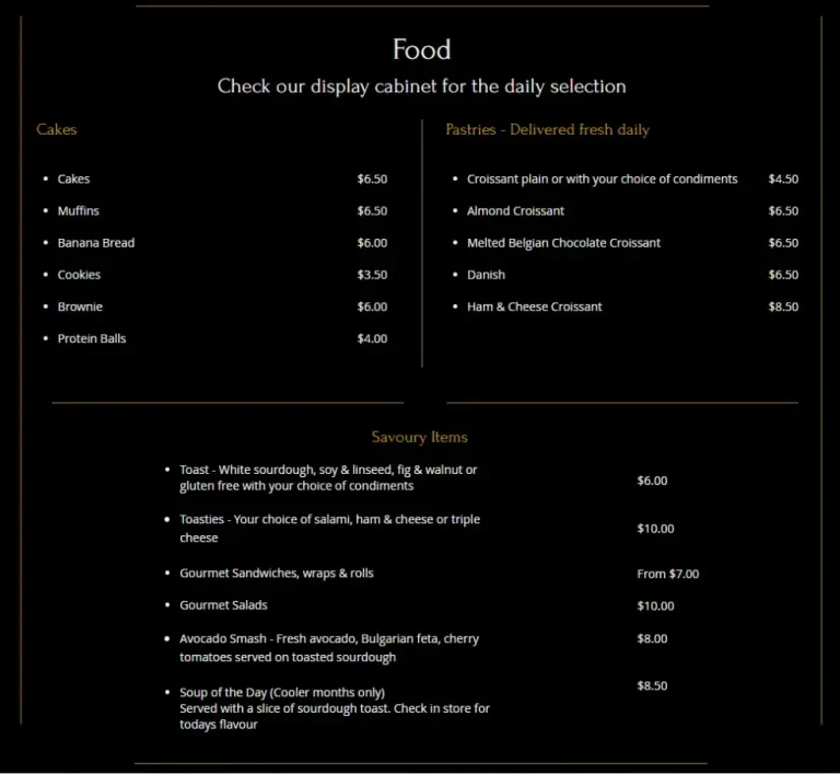 TEA APOTHECARY SINGAPORE MENU PRICES