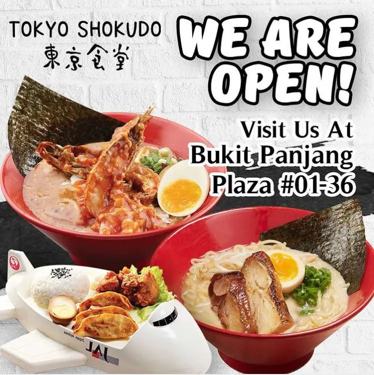 TOKYO SHOKUDO SINGAPORE MENU