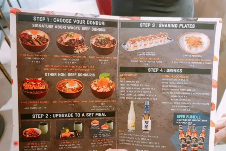 WAA COW SINGAPORE MENU PRICES