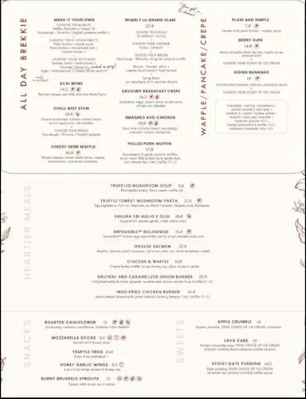 WIMBLY LU SINGAPORE MENU