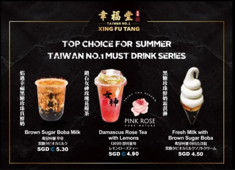 XING FU TANG SINGAPORE MENU PRICES